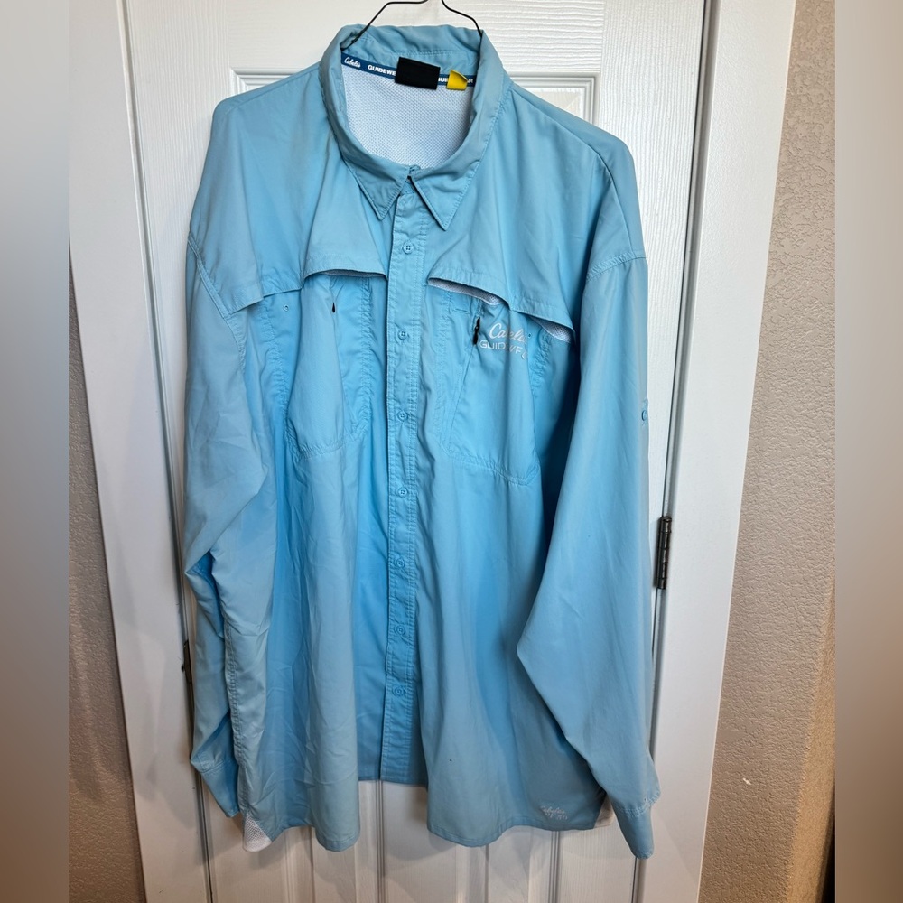 Cabela’s  Men's Sky Blue Guidewear Shirt